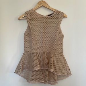 Gracia peplum top